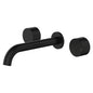 KAYA Wall Basin/Bath Tap Set Matte Black
