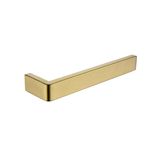 Cavallo Brushed Yellow Gold Square Towel Ring 255mm