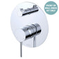 KAYA Diverter Mixer Dress Kit Chrome Large Round Plate
