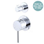 KAYA Diverter Mixer Dress Kit Chrome Small Round Plates
