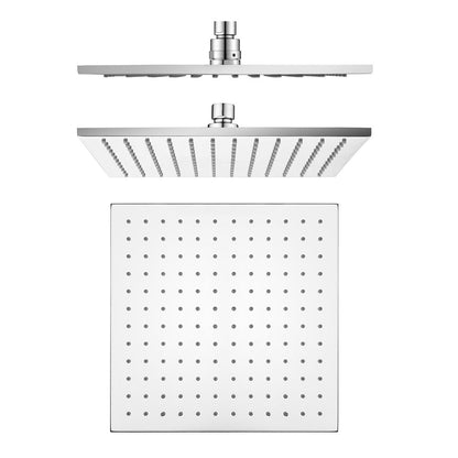 Cavallo 10inch Chrome Soild Brass Shower Head