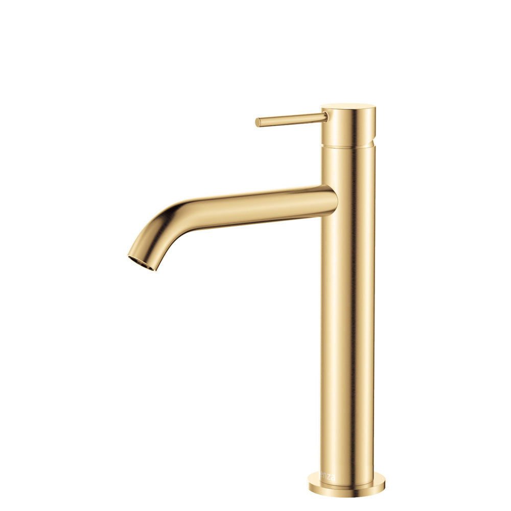 KAYA Medium Basin Mixer Urban Brass