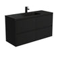MONTANA AMATO 1200 Matte Black Vanity Wall Hung 1TH