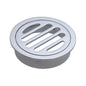 Round Floor Waste Round Grate 80mm Chrome