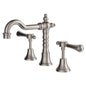 LILLIAN Lever Shepherds Crook Basin Set Brushed Nickel