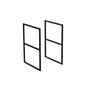 AMATO Metal Frame Kit Matte Black (2pc)