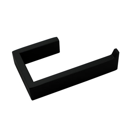 Cavallo Matte Black Square Toilet Roll Holder