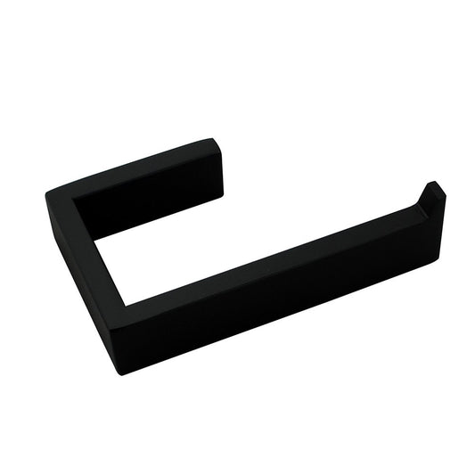 Cavallo Matte Black Square Toilet Roll Holder