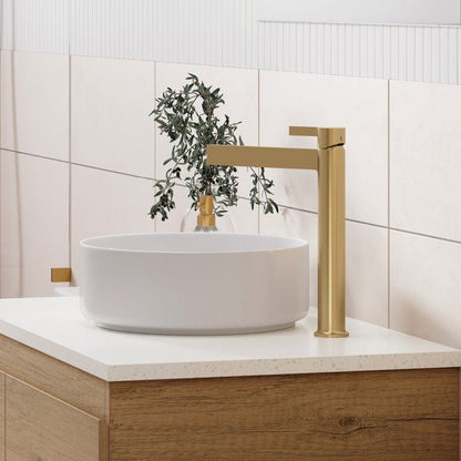 SANSA Tall Basin Mixer Urban Brass