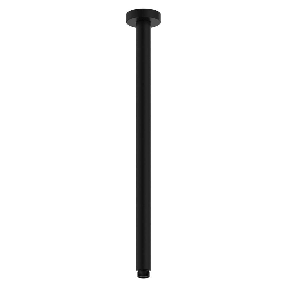 Round 450mm Shower Dropper Matte Black