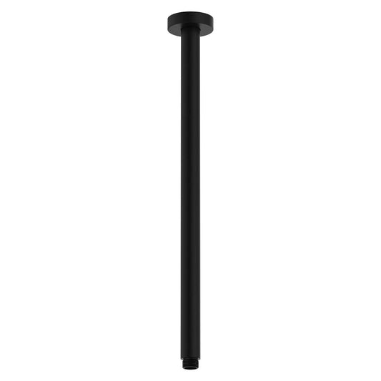 Round 450mm Shower Dropper Matte Black