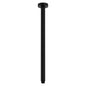 Round 450mm Shower Dropper Matte Black