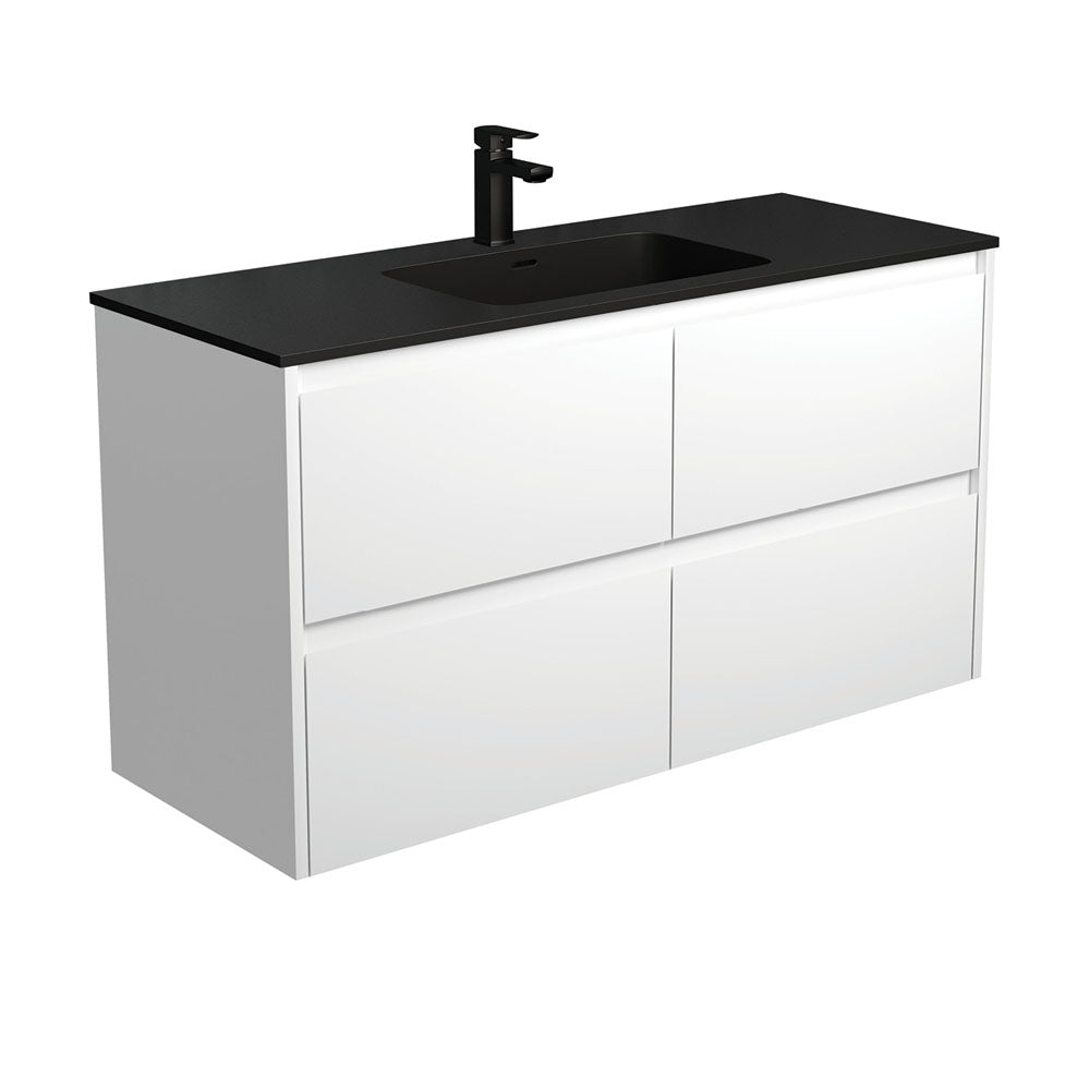 MONTANA AMATO 1200 Matte White Vanity Wall Hung 1TH