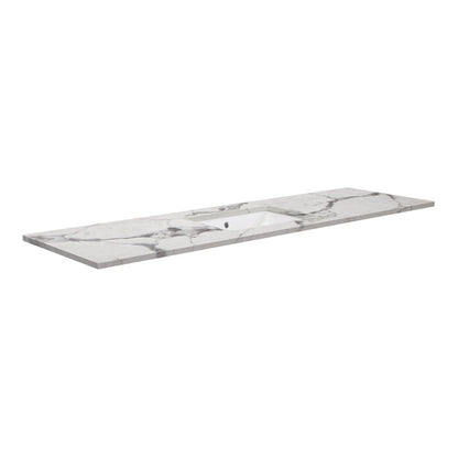 SARAH Undermount CALACATTA MARBLE 1500mm Basin Top Only Single Bowl 1TH