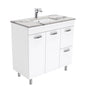Sarah Calacatta Marble Undermount 900 UniCab Vanity on Legs