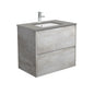 SARAH DOVE GREY AMATO 750 INDUSTRIAL Vanity Wall Hung 1TH