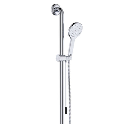 Luciana Care Inverted T Rail Showerwith Push/Pull Slider, Right-Hand