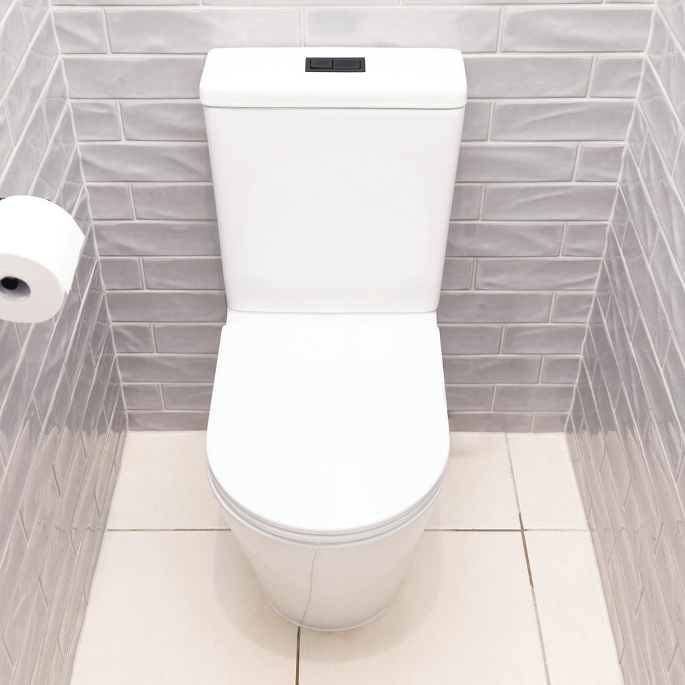 Aluca Back-to-Wall Toilet Suite, Slim Seat