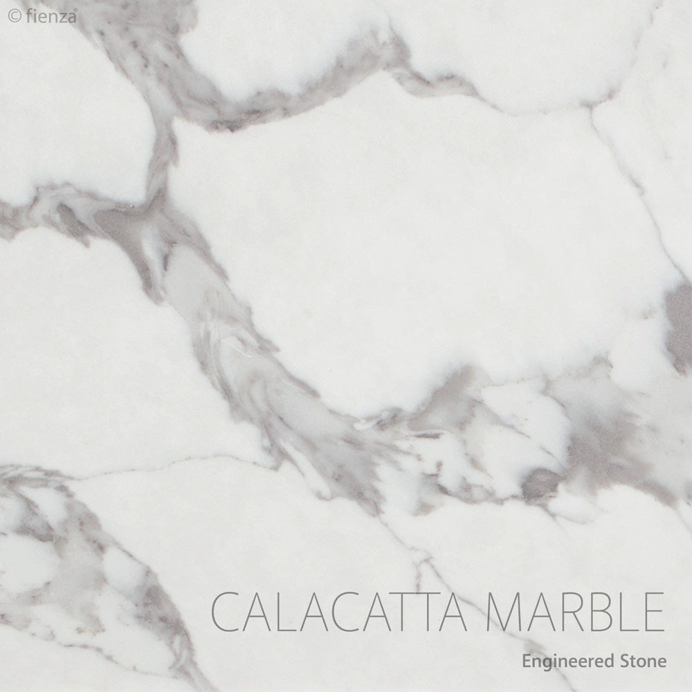 Sarah Calacatta Marble Undermount 1200 Quest Vanity on Kick