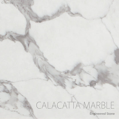 Sarah Calacatta Marble Undermount 1200 Quest Vanity on Kick