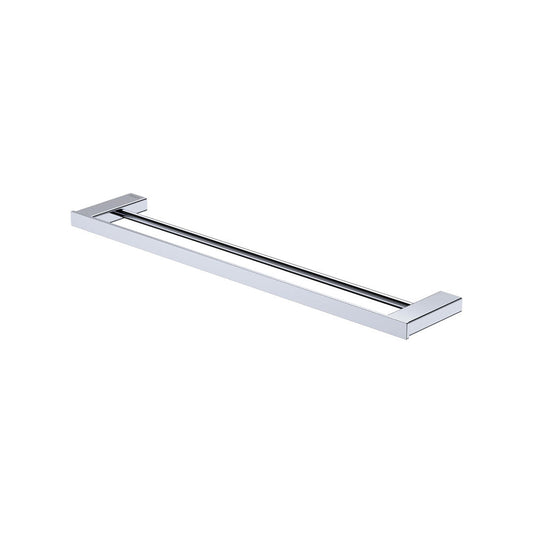 Tono Double Towel Rail, 610 mm, Chrome