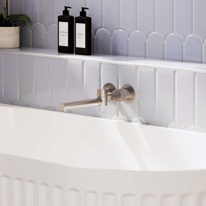 Michelle Swivel Bath Outlet, Brushed Nickel