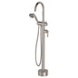 ELEANOR Floor Mixer and Shower Brushed Nickel Handle