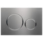 SIGMA20 Brushed Stainless Steel Flush Plate