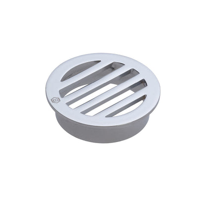 Round Floor Waste Round Grate 50mm Chrome