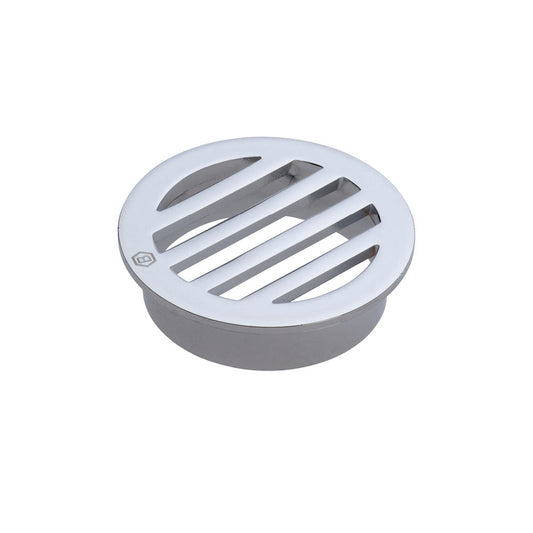 Round Floor Waste Round Grate 50mm Chrome