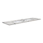SARAH Undermount CALACATTA MARBLE 1500mm Basin Top Only Double Bowl 2TH