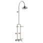 Lillian Lever Exposed Rail Shower & Bath Set, Brushed Nickel