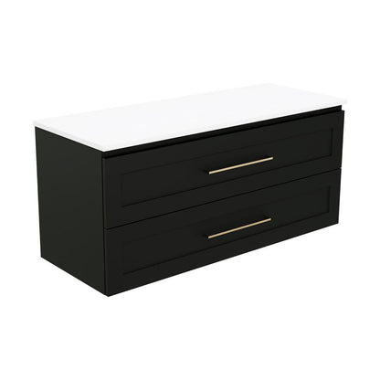 Newport All Drawer 1200 Double Bowl Wall-Hung Vanity