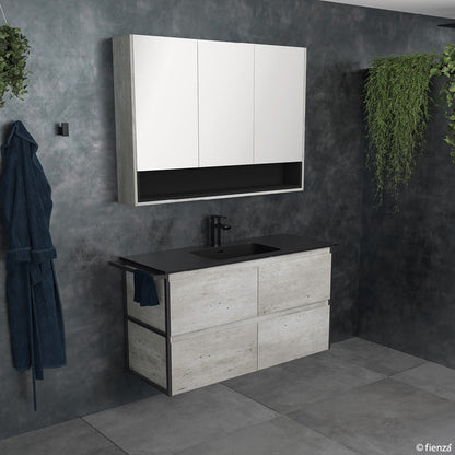 AMATO Metal Frame & Towel Rail Frame Kit Matte Black (2pc)
