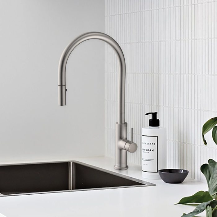 KAYA Pull Out Sink Mixer Gun Metal