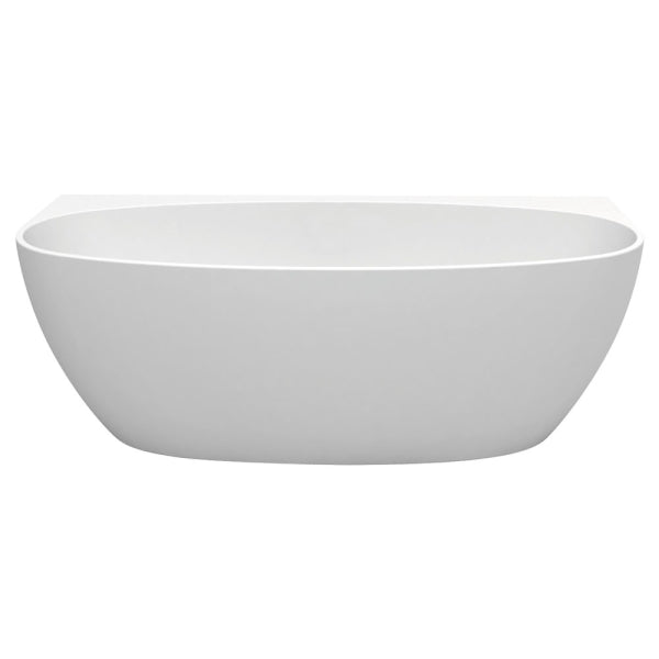 Keeto Back-To-Wall Acrylic Bath, 1700mm