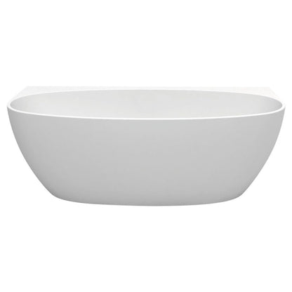 Keeto Back-To-Wall Acrylic Bath, 1700mm