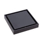 FLOOR WASTE 100mm Square Tile 2-in-1 88mm outlet Matte Black