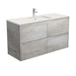 SARAH ROMAN SAND AMATO 1200 INDUSTRIAL Vanity Wall Hung 1TH