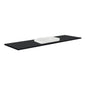 SARAH Semi Inset BLACK SPARKLE 1500mm Basin Top ONLY Single Bowl 1TH
