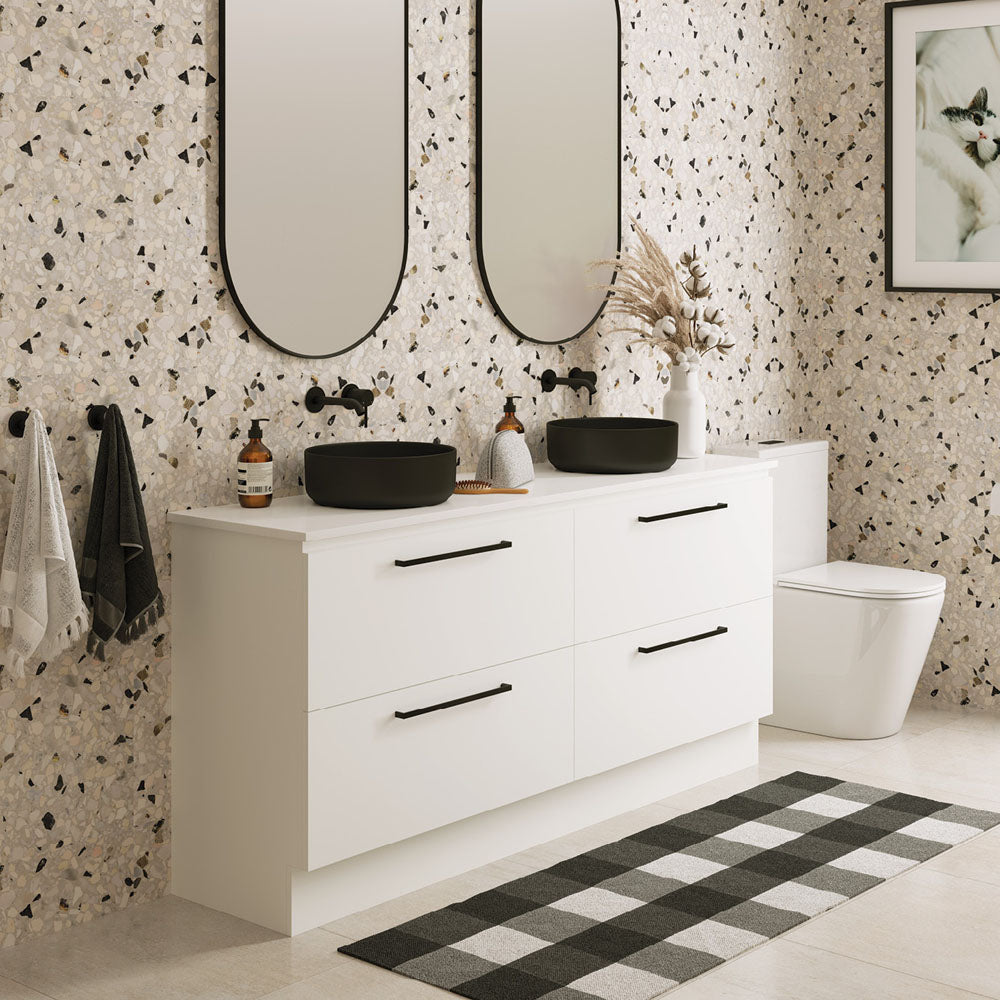 Carmen All Drawer 1800 Double Bowl Floor Standing Vanity