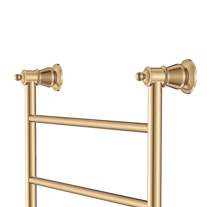 LILLIAN Heated Towel Rail 60120 Urban Brass (9 Bars) 600x1208x95mm