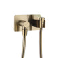 Soft Square Hand Shower Bracket with Hose Urban Brass