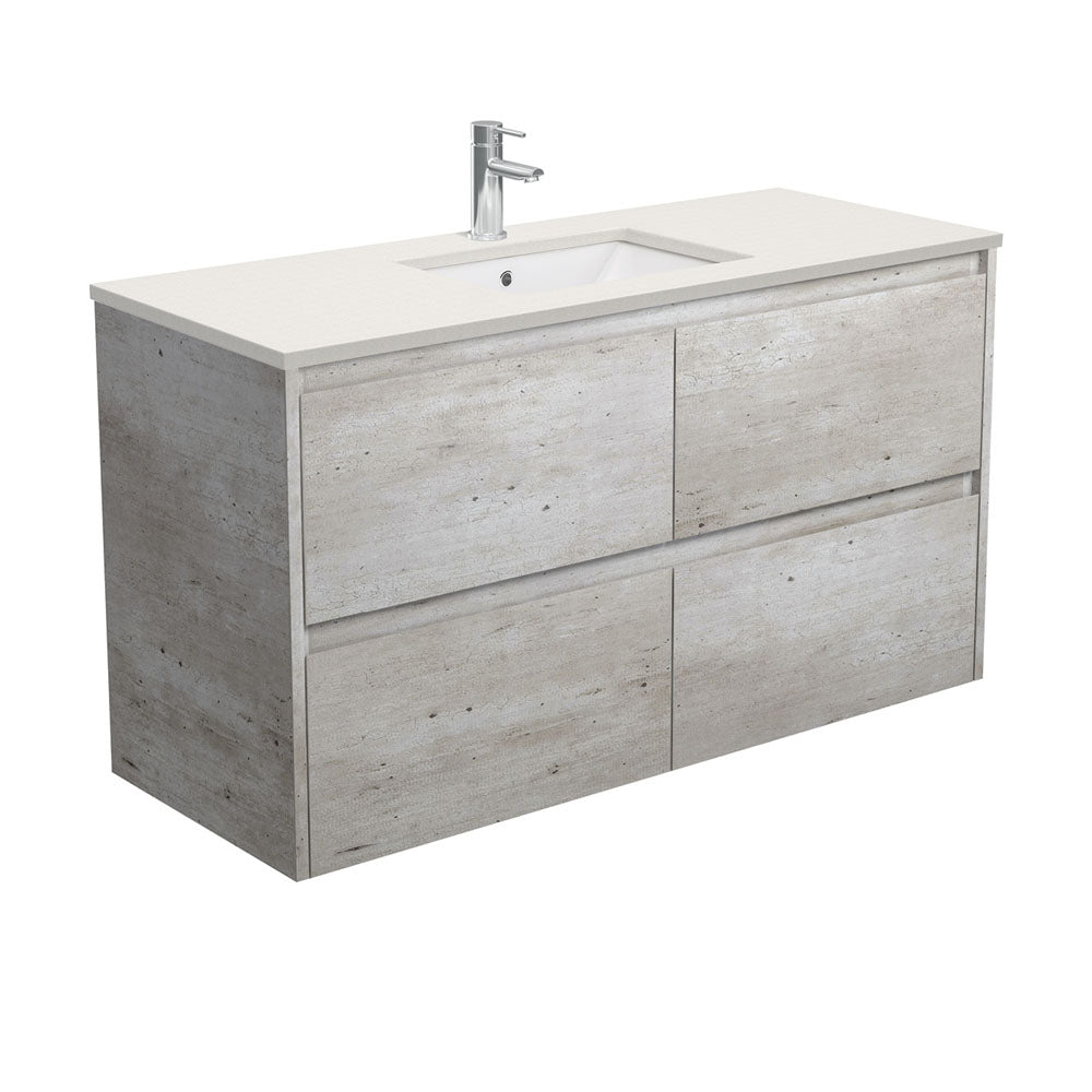 SARAH ROMAN SAND AMATO 1200 INDUSTRIAL Vanity Wall Hung 1TH