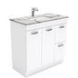 Sarah Calacatta Marble Undermount 900 UniCab Vanity on Kick