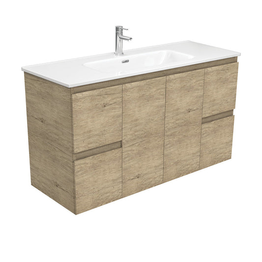 JOLI Ceramic 1200 Edge SCANDI OAK Wall Hung Cab 1TH