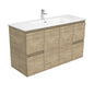 JOLI Ceramic 1200 Edge SCANDI OAK Wall Hung Cab 1TH
