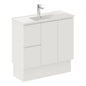 SISKA 900mm Vanity on Kick Left Drawers 1TH