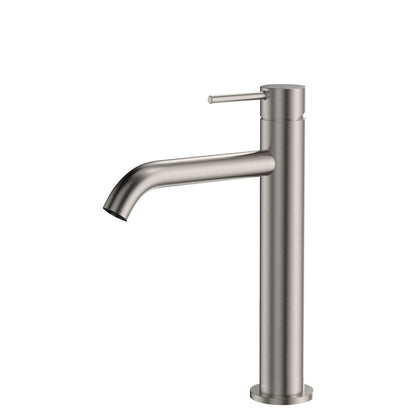KAYA Medium Basin Mixer Brushed Nickel