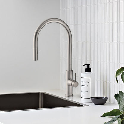 KAYA Pull Out Sink Mixer Brushed Nickel